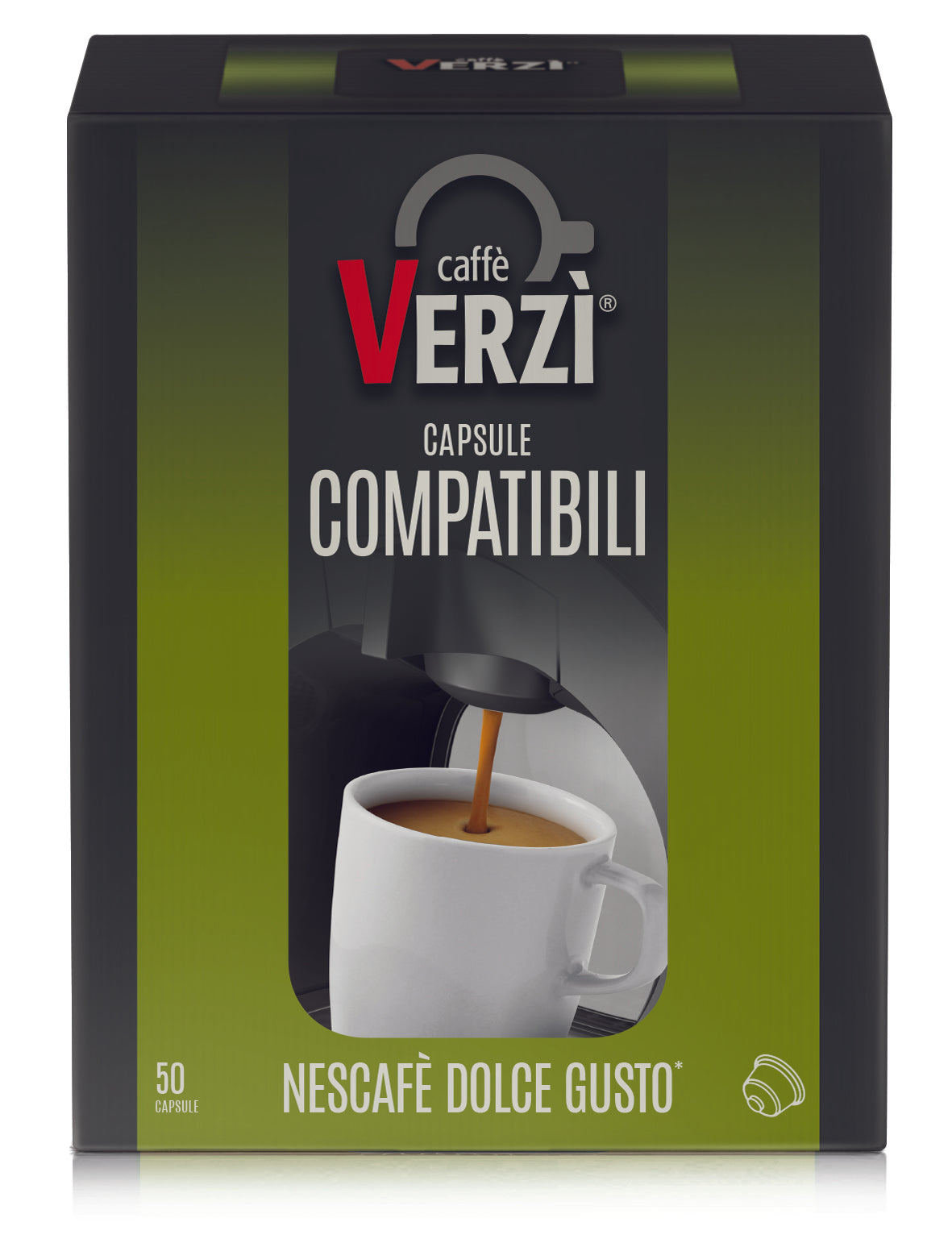 Verzì Capsule comp. Dolce Gusto * Aroma Ricco 50 caps
