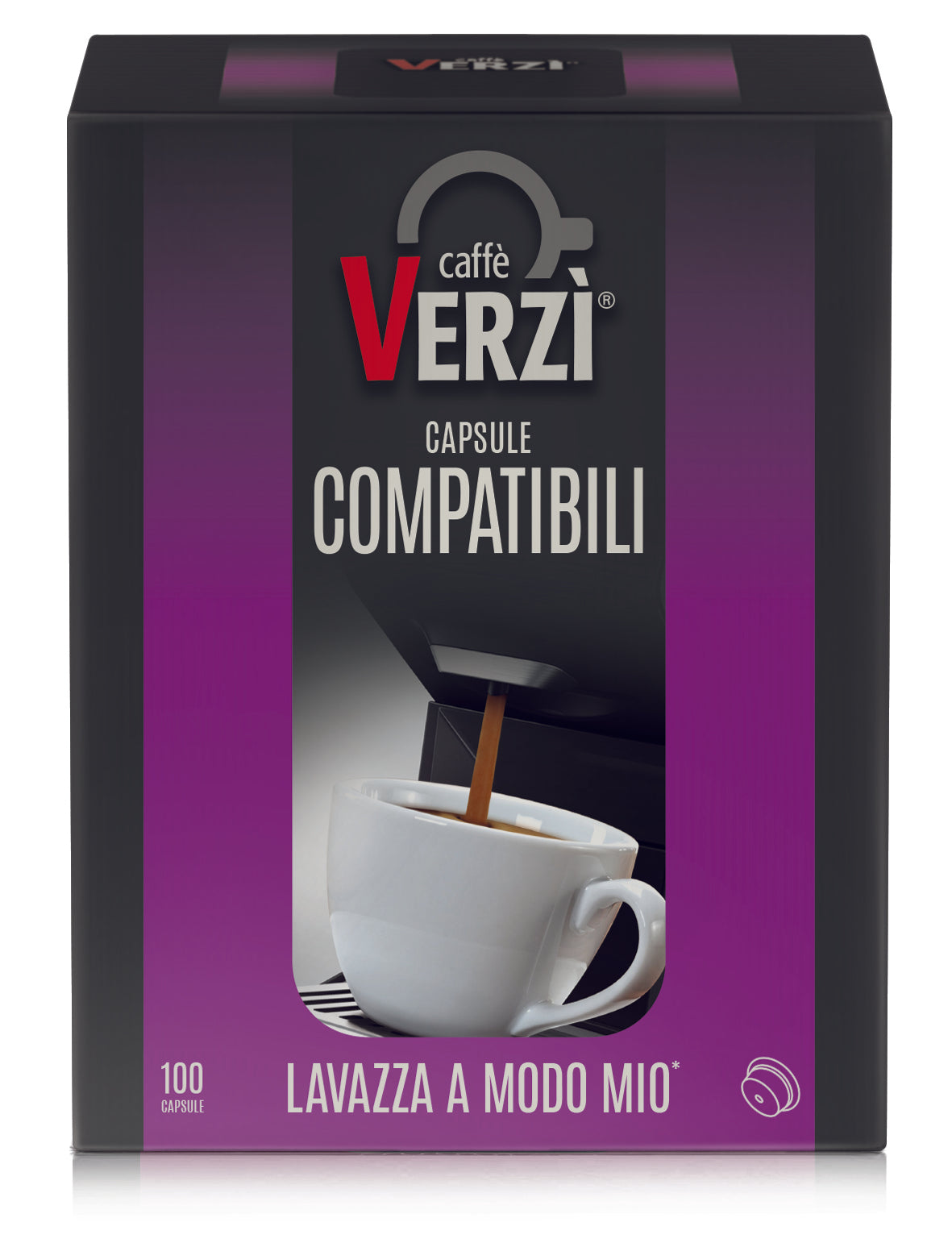 Verzì Capsule comp. Lavazza A Modo Mio * Aroma Dolce 100 caps