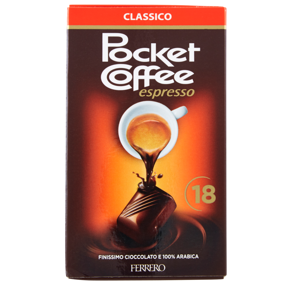 Pocket Coffee Espresso Classico 18 pezzi 225g