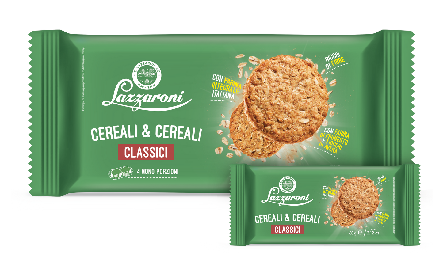 Lazzaroni - Biscotti ai Cereali - Gr. 240