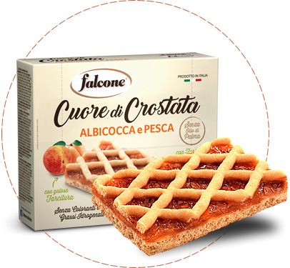 Falcone - Crostatine Albicocca e Pesca - Gr.240