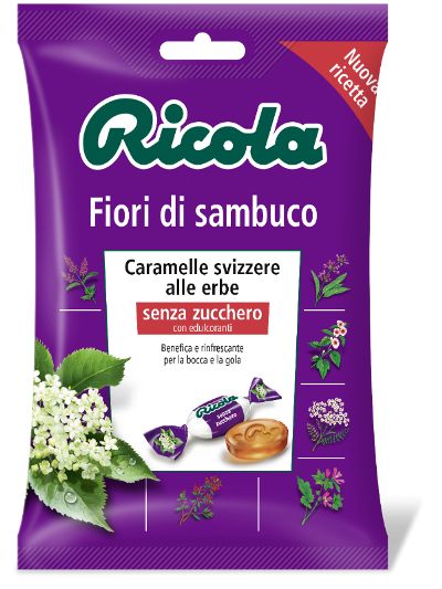 Ricola - Fiori di Sambuco Sz Zucchero - Gr. 70