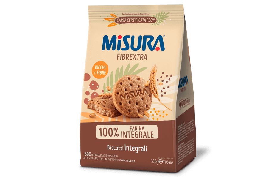 Misura - Fibrextra biscotti integrali - gr 330