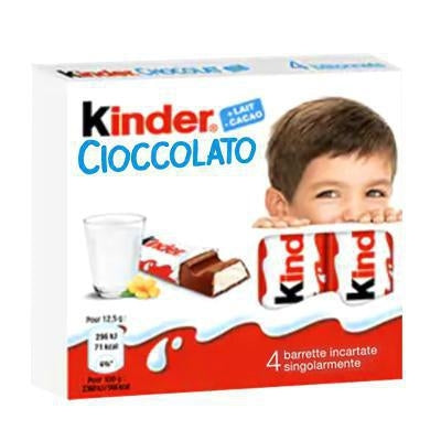 Kinder - Barrette cioccolato x4