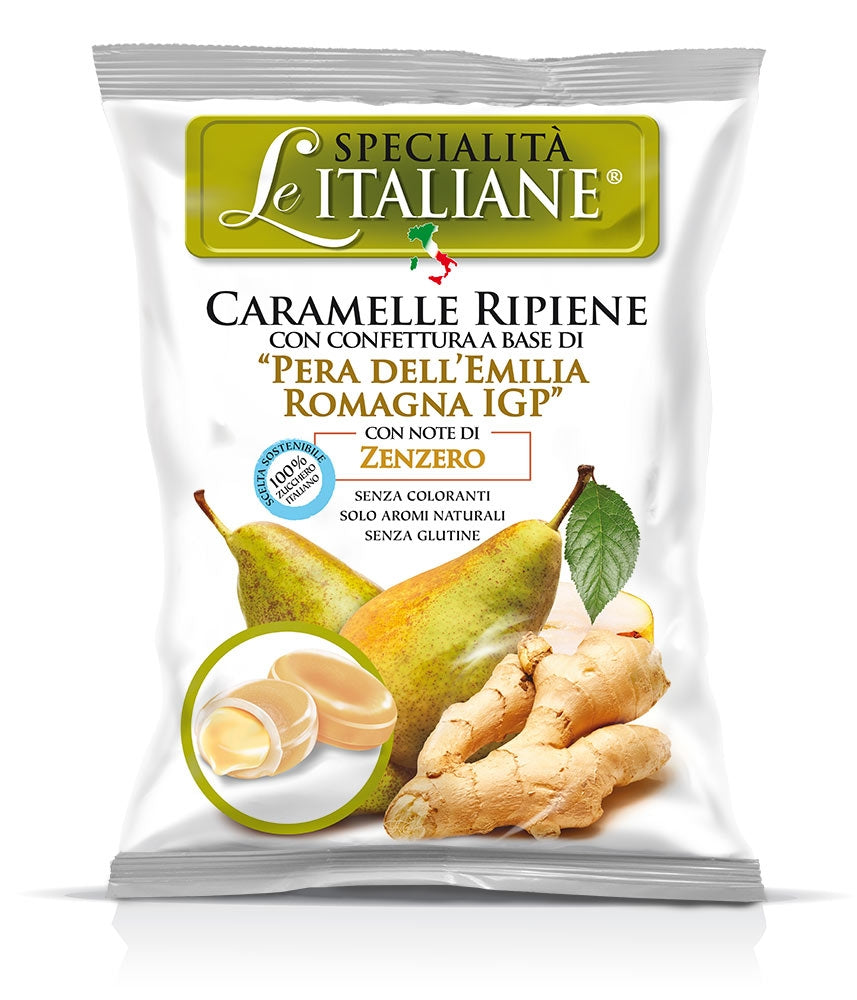 Serra -Caramelle Ripiene alla "Pera dell’Emilia Romagna IGP" con note di Zenzero - gr 100