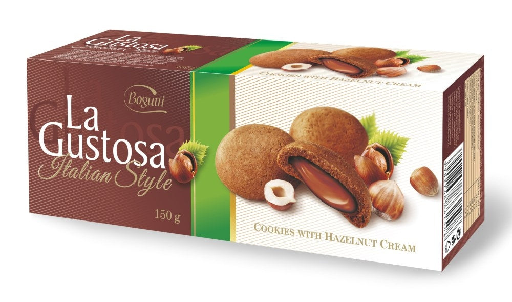 Bogutti - Biscotti Ripieni alla Nocciola - Gr. 150