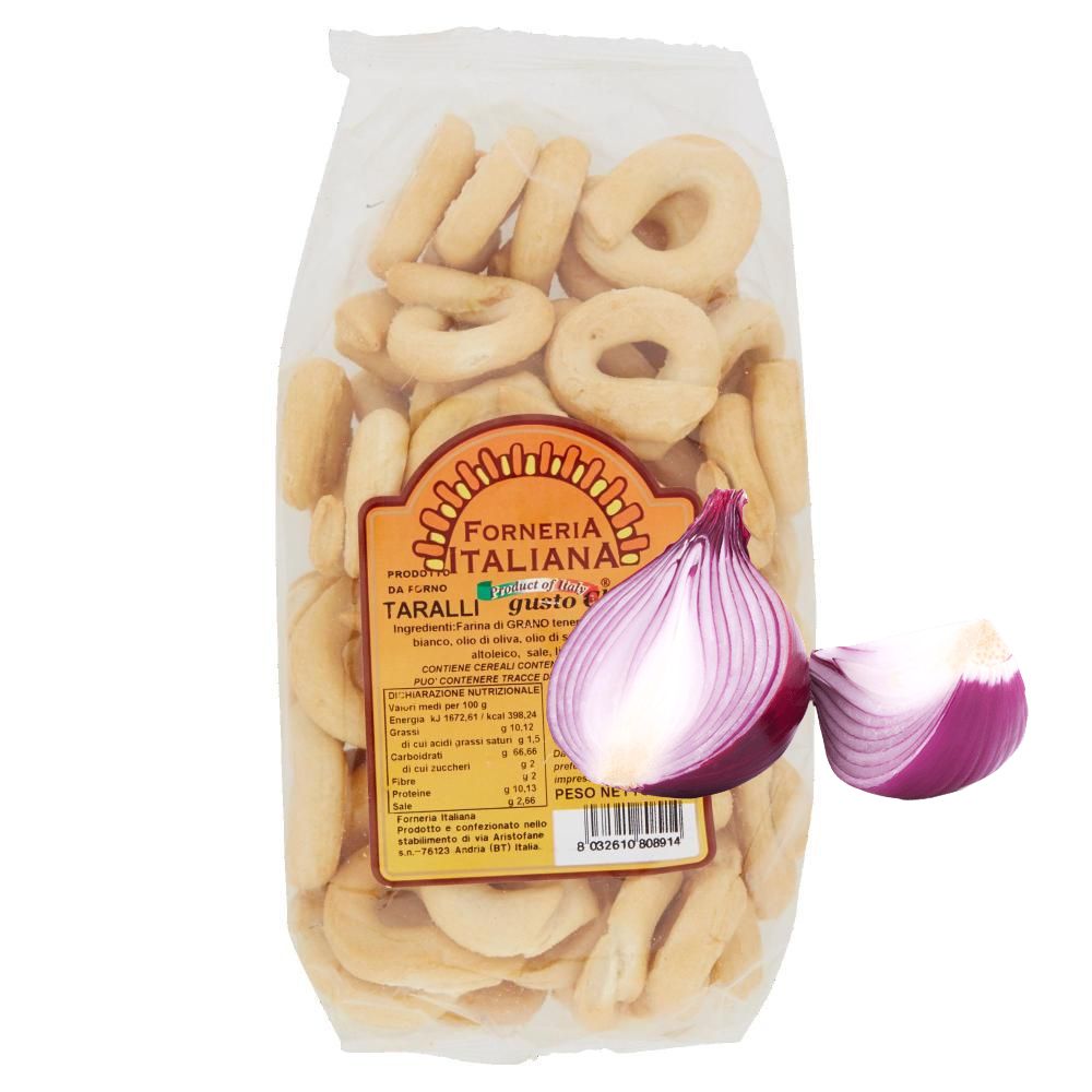 Forneria Italiana - Taralli Gusto Cipolla - Gr. 300