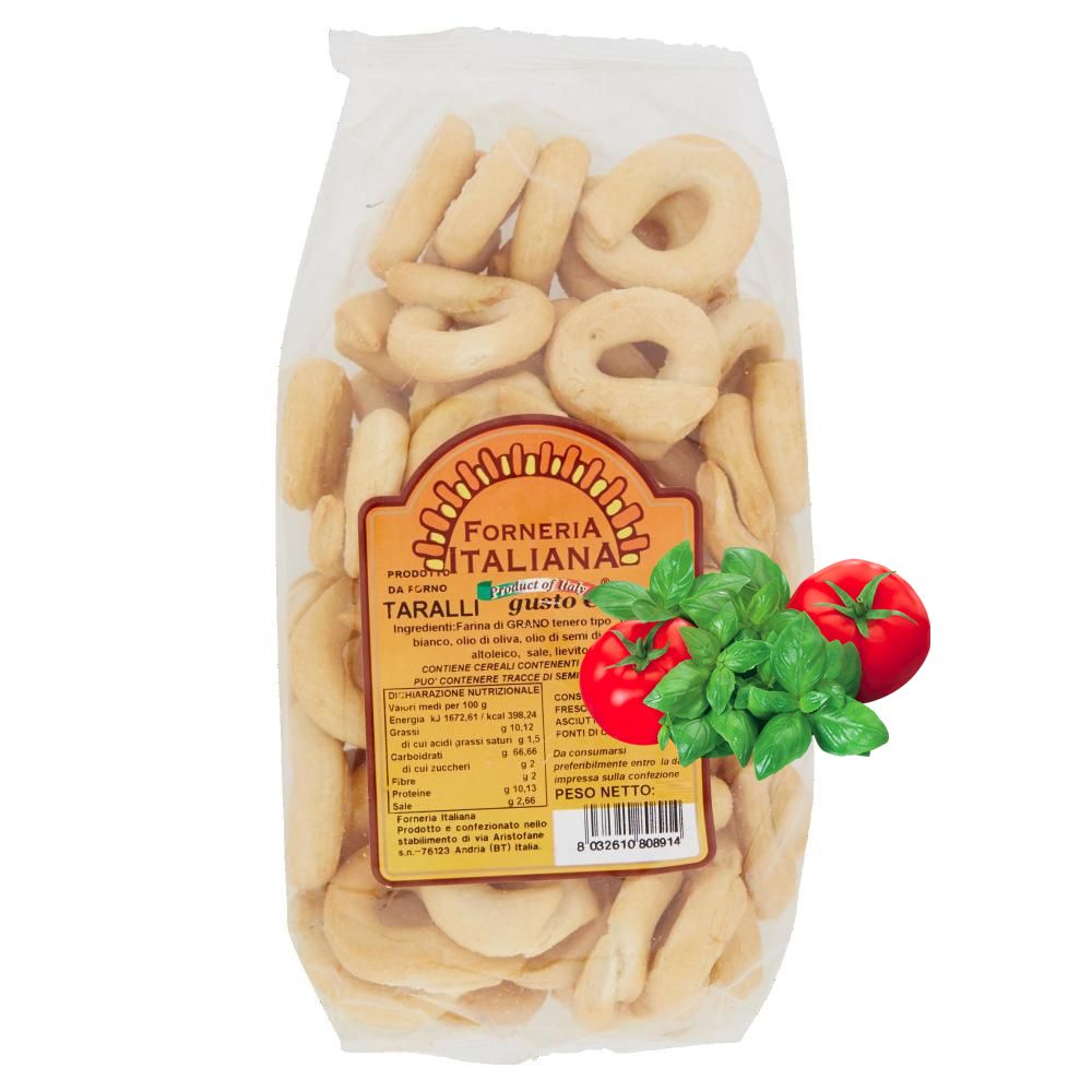 Forneria Italiana - Taralli Mediterraneo - Gr. 300