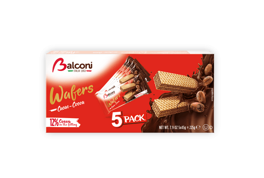 Balconi - Multipack Wafer Cacao x 5  - Gr. 225