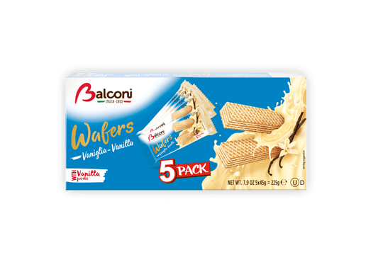 Balconi - Multipack Wafer Vaniglia x 5 - Gr. 225