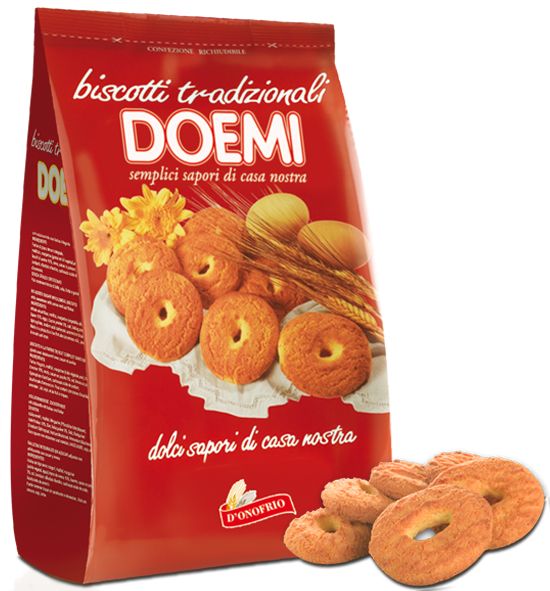 D'Onofrio Doemi Biscotti Frollini Tradizionali In Sacchetto gr. 500