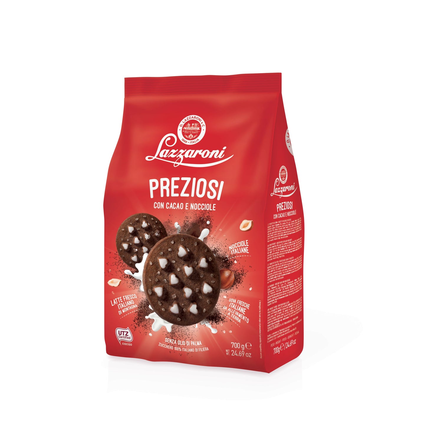 Lazzaroni - My Love - con Cacao e Nocciole - Gr. 700