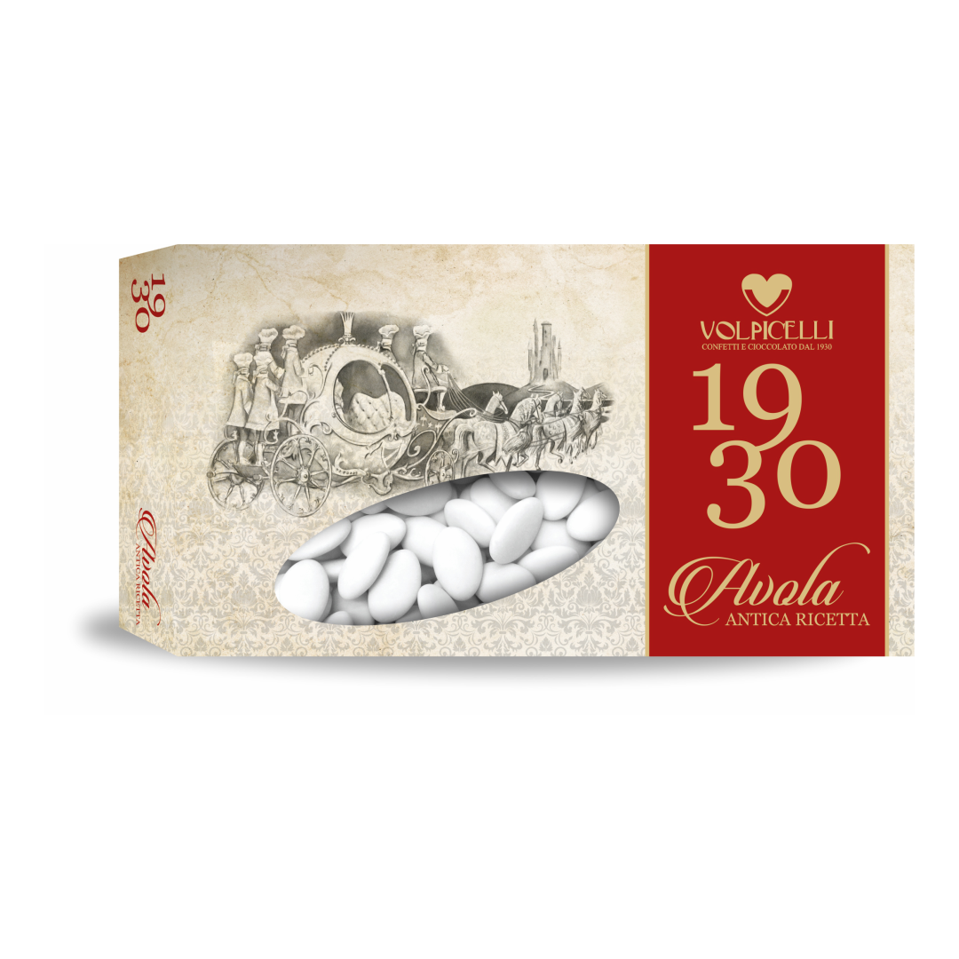 Volpicelli - Confetti Mandorla Avola 37/37 Bianchi - Gr. 1000 –