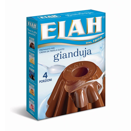 Elah -Preparato per Budino Gianduja - Gr. 80