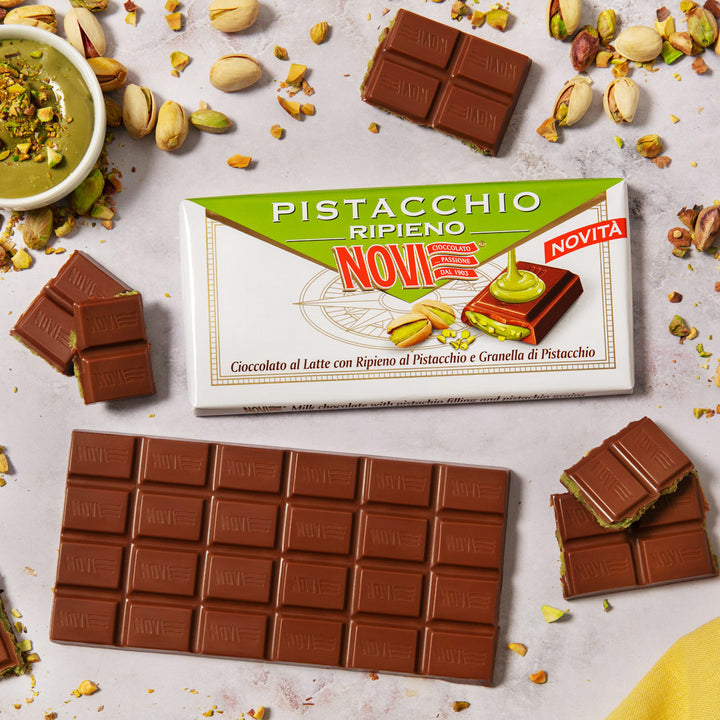 Novi - Cioccolato Pistacchio Ripieno - Gr. 105