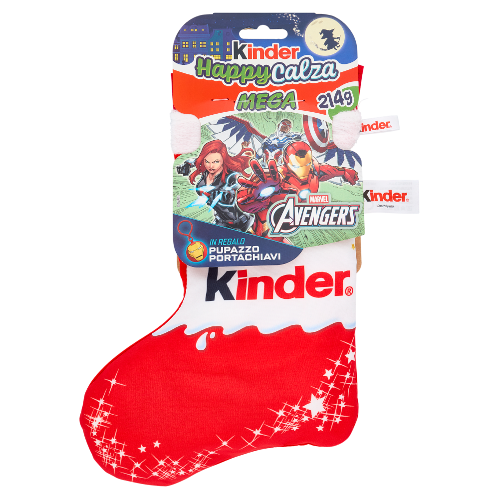 Kinder Happy Calza Mega Marvel Avengers 214 g