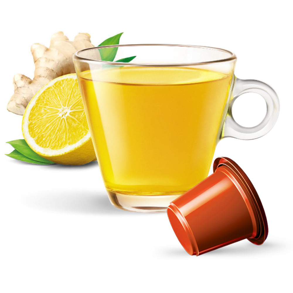 Gimoka Tisana Zenzero e Limone - Capsule compatibili Nespresso