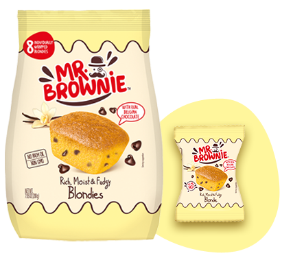Mr Brownie - Brownies Gocce Cioccolato gr 200