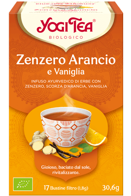 YogiTea - Zenzero Arancia 17 bustine
