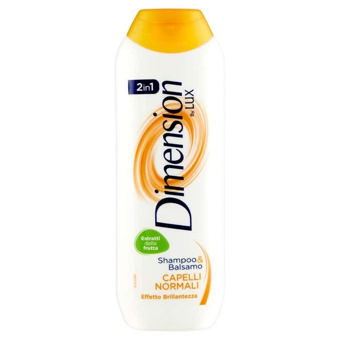 Lux - Dimension - Shampoo & Balsamo 2in1 - Capelli Normali Effetto Brillantezza - 250 ml