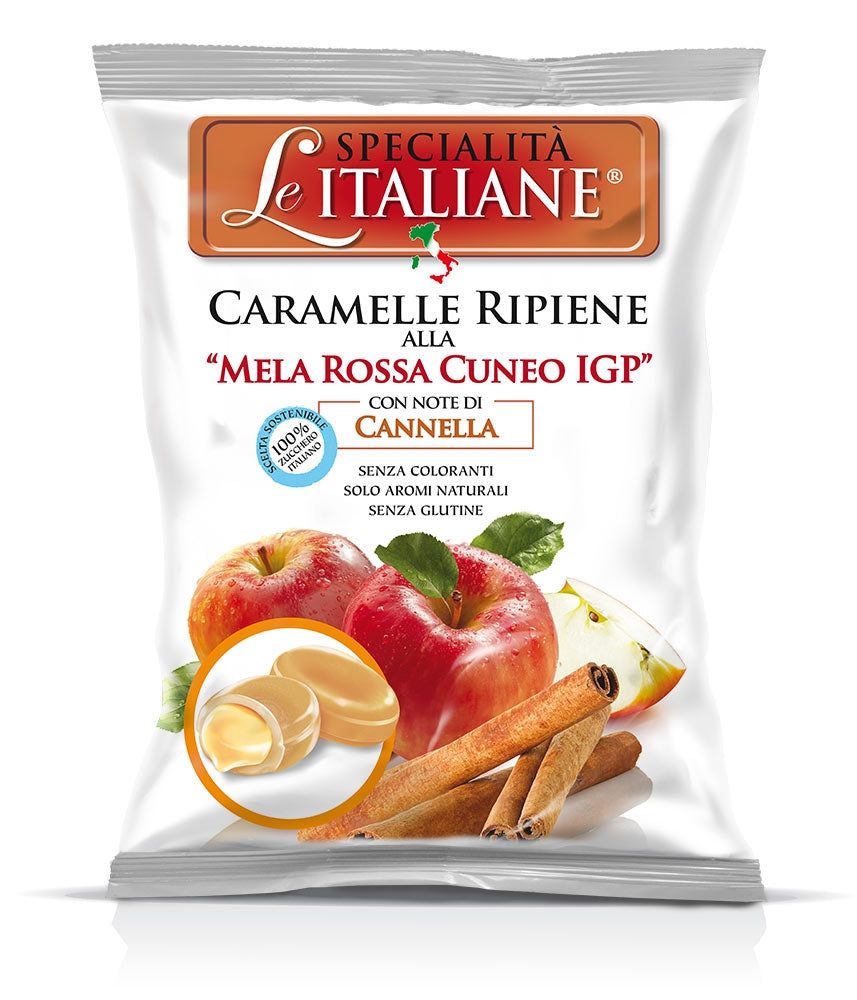 Serra -Caramelle Ripiene alla "Mela Rossa Cuneo IGP" con note di Cannella - gr 100