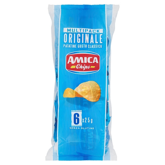 Amica Chips - Patatina Classica 6 Buste - Gr. 150