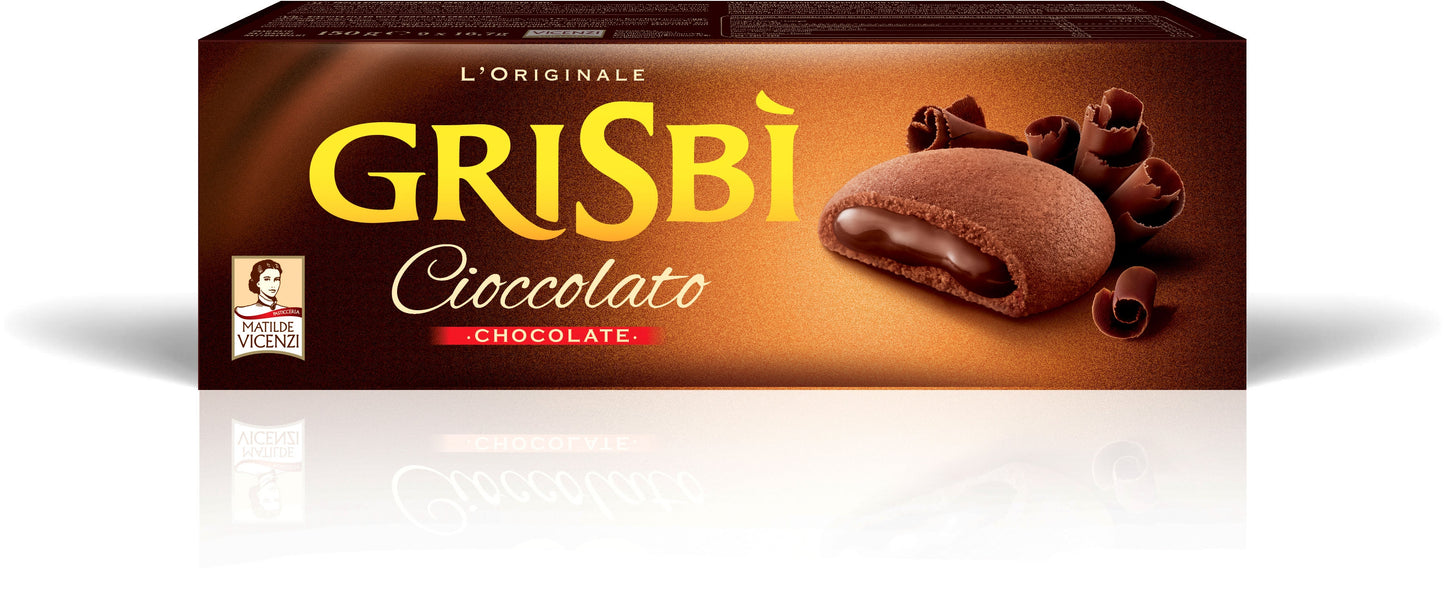 Grisbì- Biscotti Ripieni alla Cacao - Gr. 150