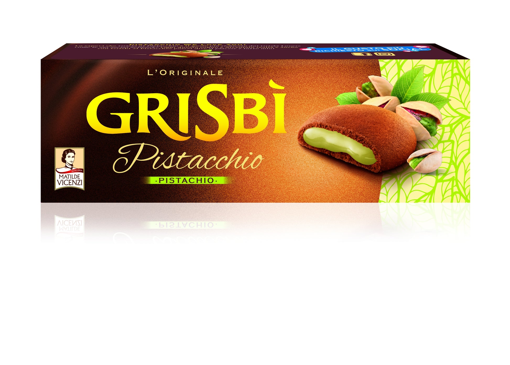 Grisbì- Biscotti Ripieni al Pistacchio - Gr. 150