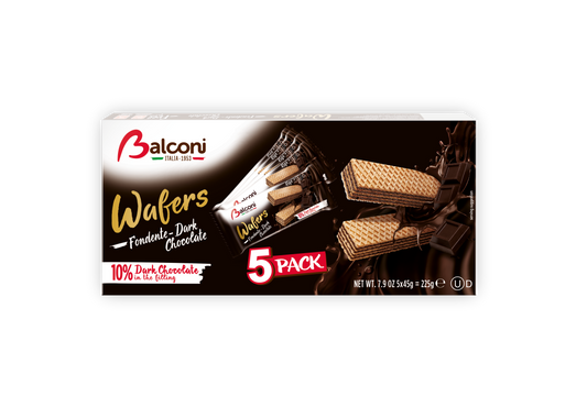 Balconi - Multipack Wafer Cacao Fondente x 5  - Gr. 225