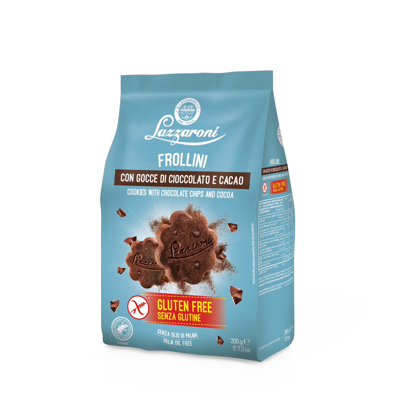 Lazzaroni - Senza Glutine Frollini al Cacao - Gr. 200