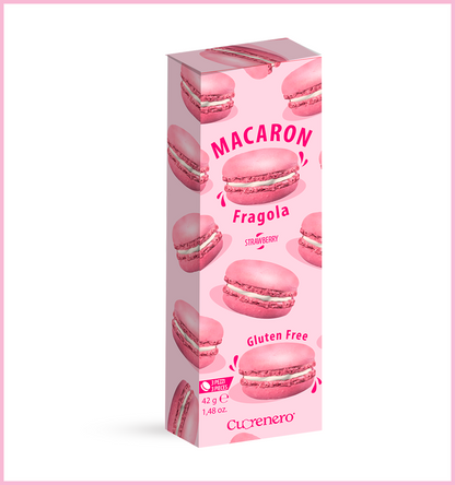 Cuorenero - Macaron Fragola - Gr 42