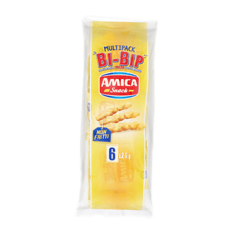 Amica Chips - Multipack Bi-Bip 6 Buste - Gr. 150