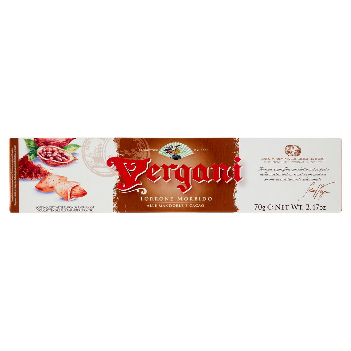Vergani - Torrone Morbido Cacao - gr 70